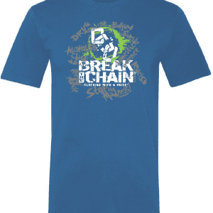 Break the Chain's Logo Blue T-Shirt