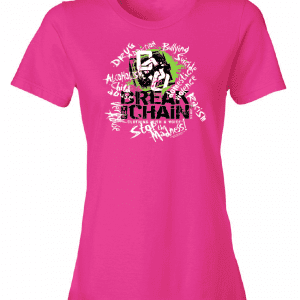 Break the Chain's Logo Pink T-Shirt