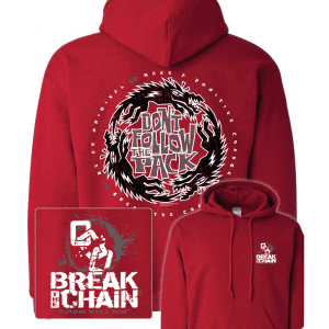Break the Chain's Don't Follow the Pack Red Hoodie